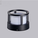 LXF  Black Aluminum Door Post Lights, Patio Pillar Wall Lamp Exterior Table Column Light LXF-OWL13C