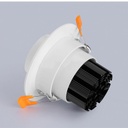 LXF LED COB Spotlight Recessed Downlight Zoom Beam Angle Adjustable Lamp Model: LXF-RDLT3