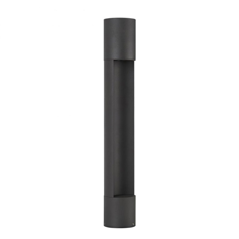 LXF  H40CM 60CM 80CM 100CM 120CM Gray Body Bollard Outdoor Garden Park Driveway Light  Model: LXF-BLL17B