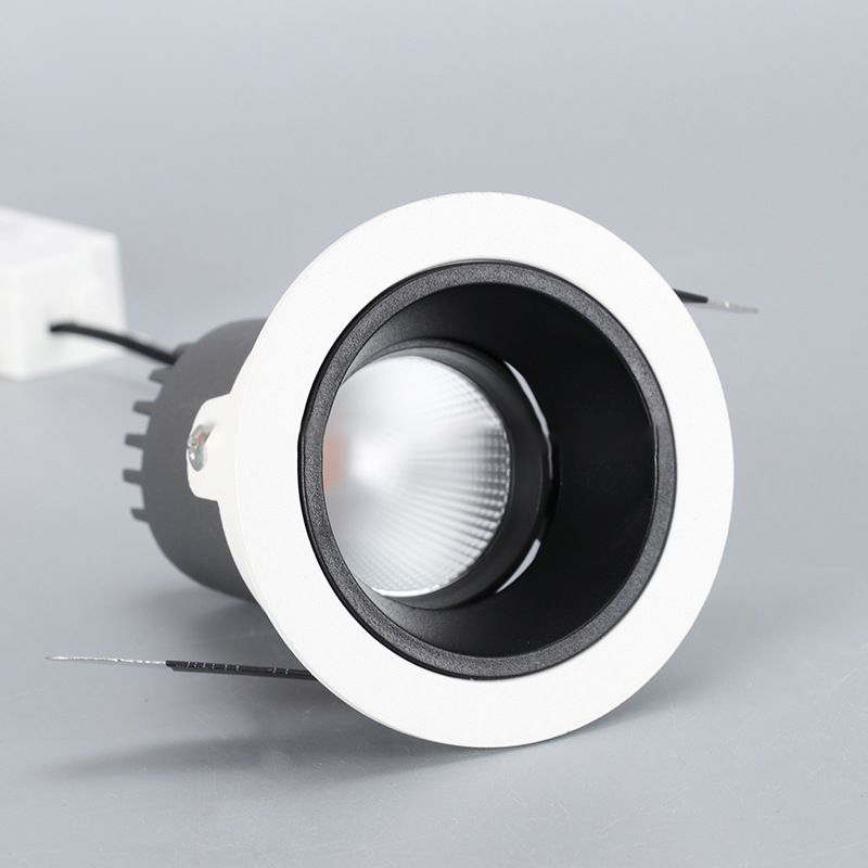 LXF Meeting Room Anti-Glare COB LED Recessed Downlight Beam Angle Adjustable Tiltable Downlight Model: LXF-RDL24