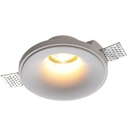 LXF Recessed LED Gypsum Downlight Borderless Anti-Glare Ceiling Lamp Living Room Bedroom Aisle Embedded Spotlight Lighting D140mm Model: LXF-GQD8