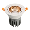 LXF 5-40W Round LED Recessed down Light Adjustable Angle Model: LXF-RDLT4