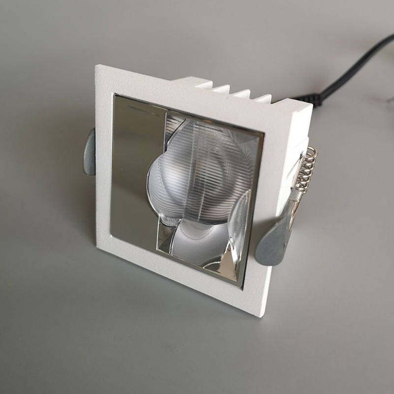 LXF Asymmetrical LED Down Light anti-glare polarized  spotlight square recessed LED spotlight Model: LXF-RDLSE3