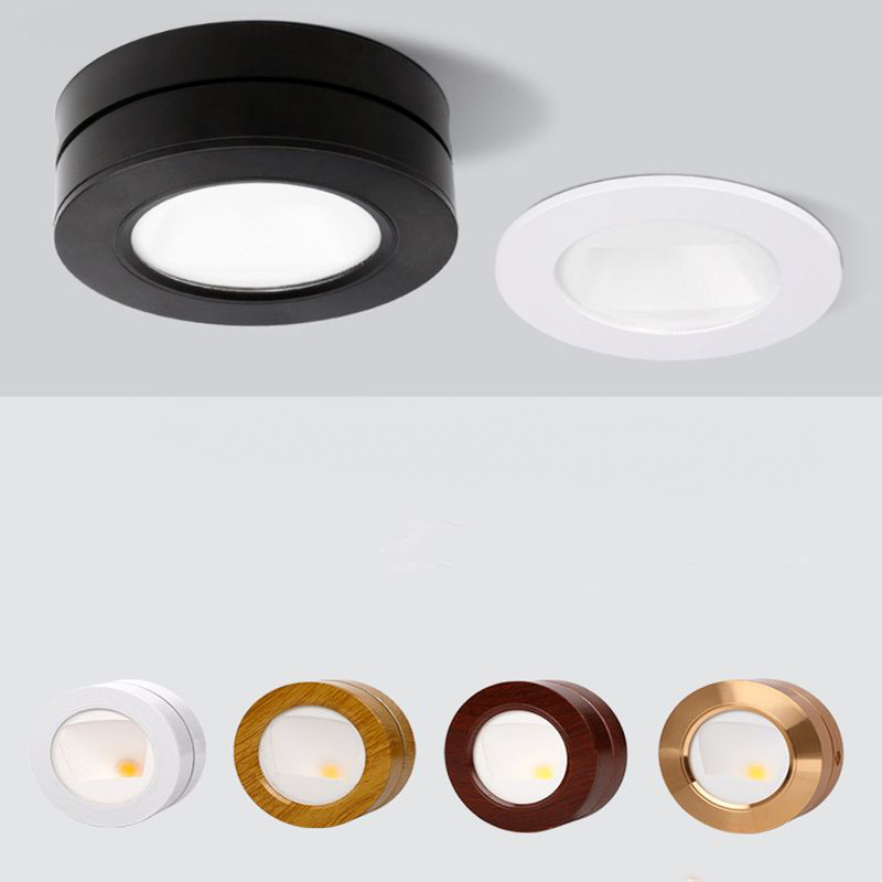 LXF COB Polarized Spotlight Mini Wine Cabinet Light Surface Mounted Downlight Model: LXF-RDLSE1