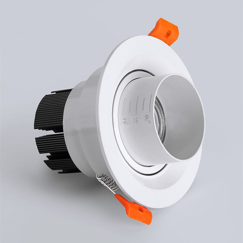 LXF LED COB Spotlight Recessed Downlight Zoom Beam Angle Adjustable Lamp Model: LXF-RDLT3