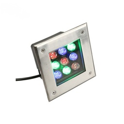 Square Waterproof LED Inground Light, Suitable for gardens, swimming pools Model:LXF-SUDGL